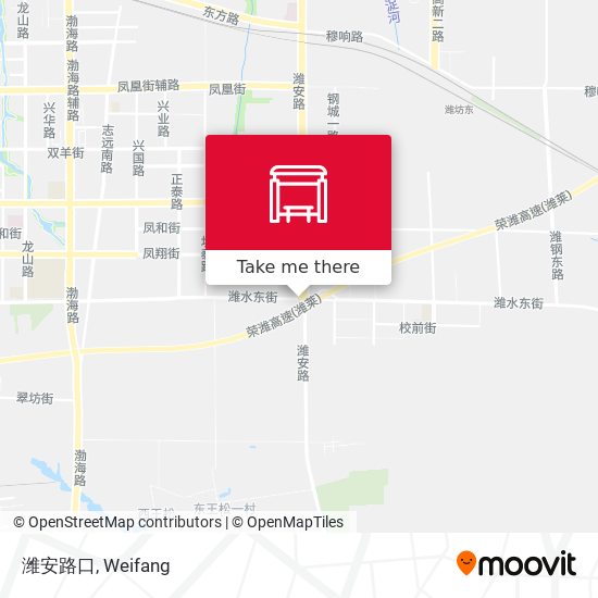 潍安路口 map