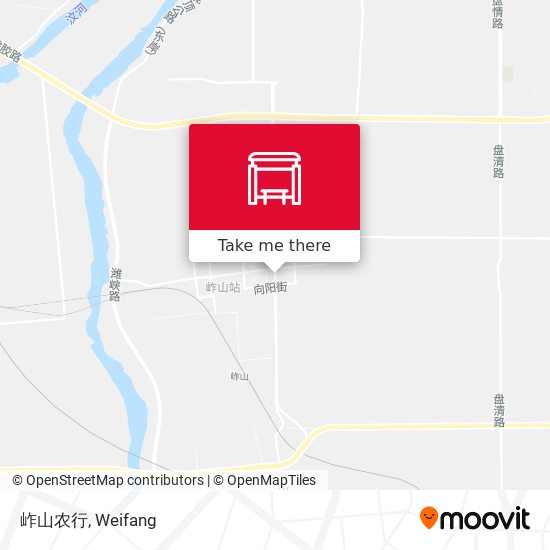 岞山农行 map