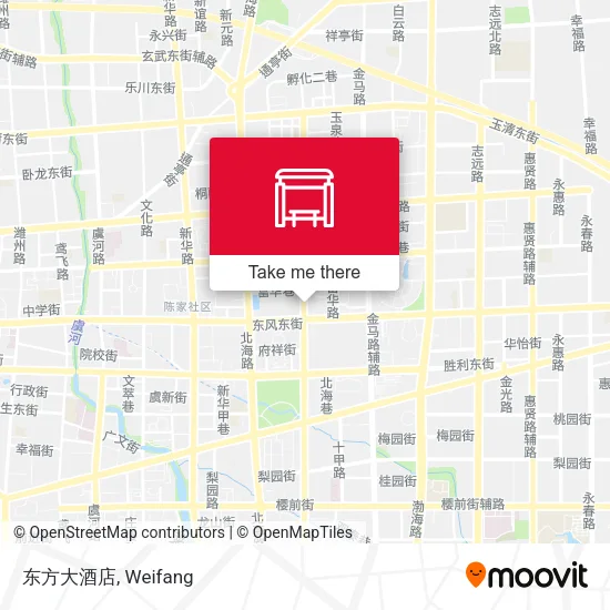 东方大酒店 map