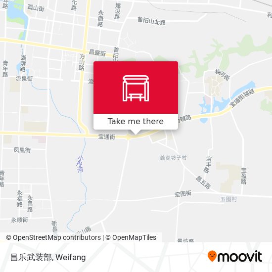 昌乐武装部 map