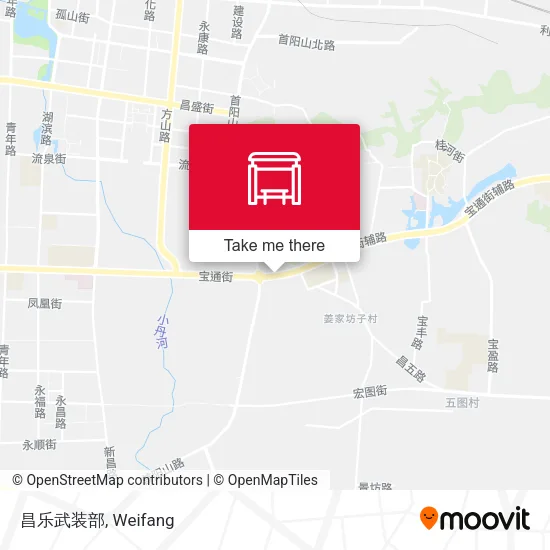 昌乐武装部 map