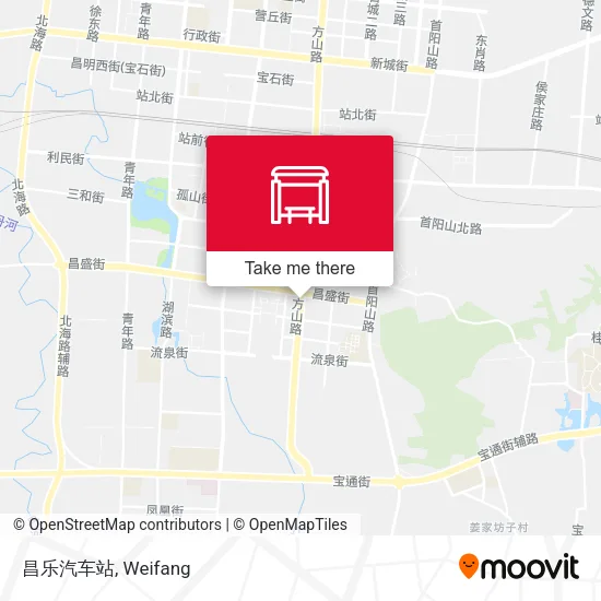 昌乐汽车站 map