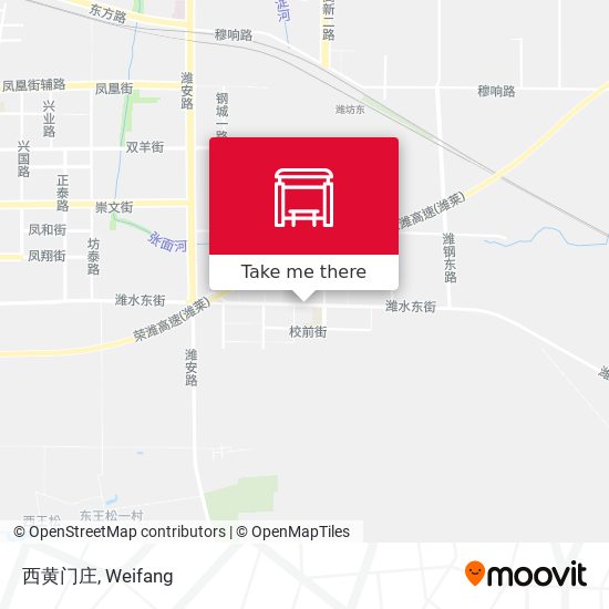西黄门庄 map