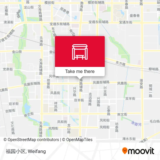 福园小区 map