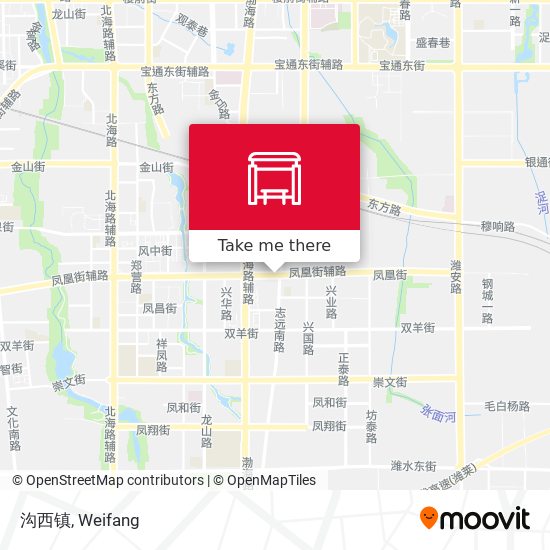 沟西镇 map