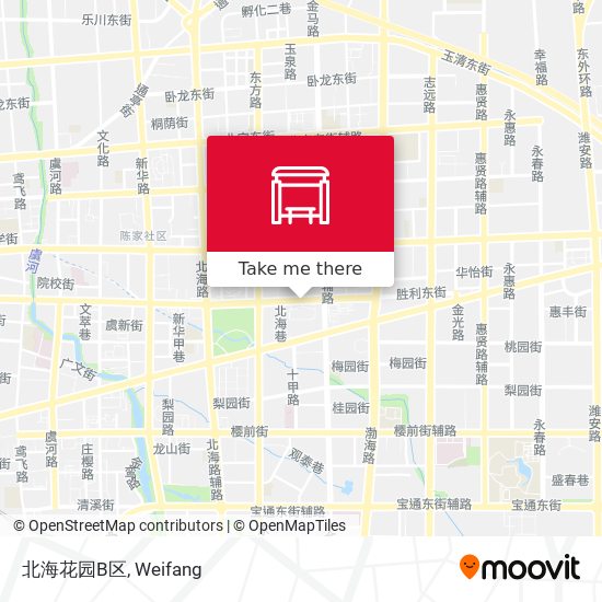北海花园B区 map