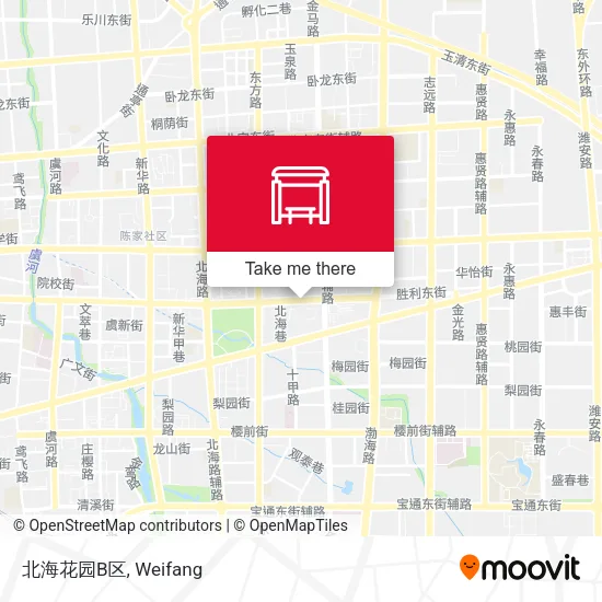 北海花园B区 map