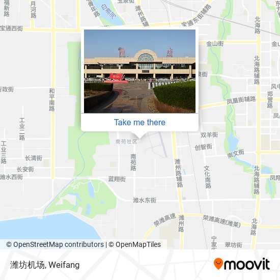 潍坊机场 map