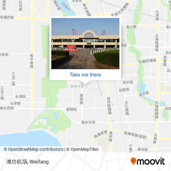 潍坊机场 map