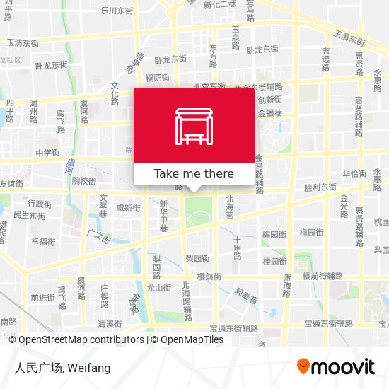 人民广场 map