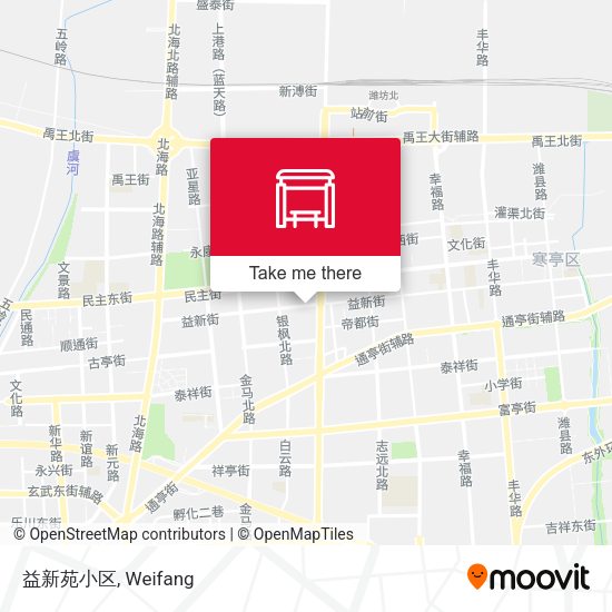 益新苑小区 map