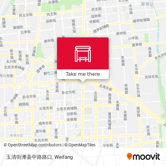 玉清街潍县中路路口 map
