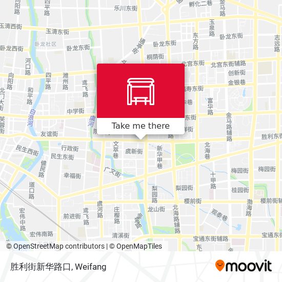 胜利街新华路口 map