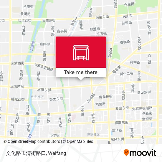 文化路玉清街路口 map