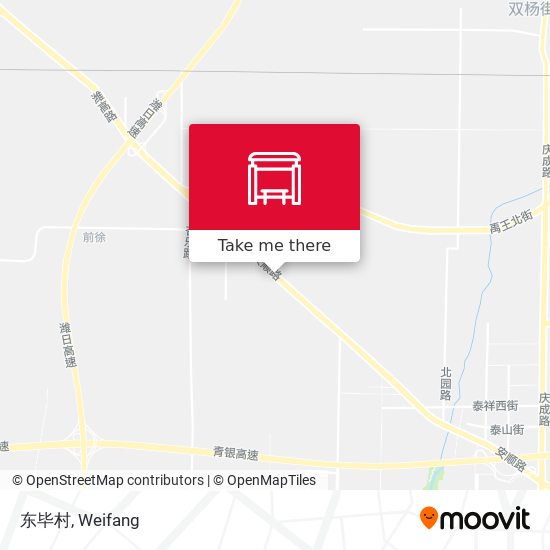东毕村 map