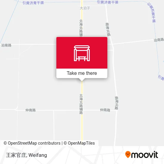 王家官庄 map