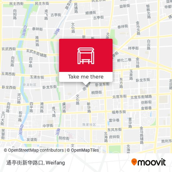 通亭街新华路口 map