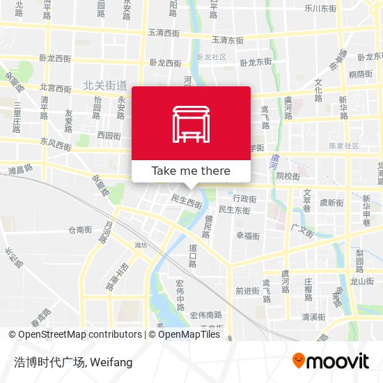 浩博时代广场 map