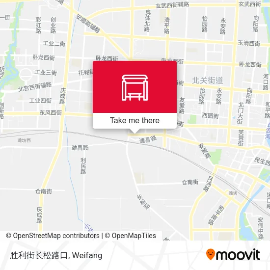 胜利街长松路口 map