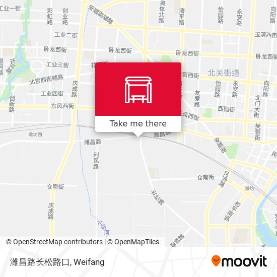 潍昌路长松路口 map