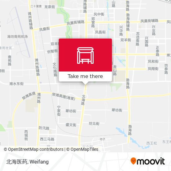 北海医药 map