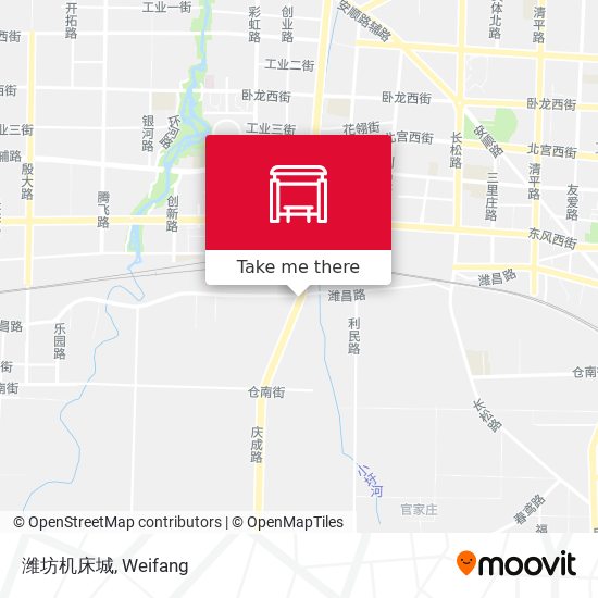 潍坊机床城 map