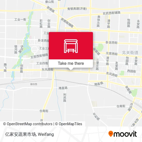 亿家安蔬果市场 map