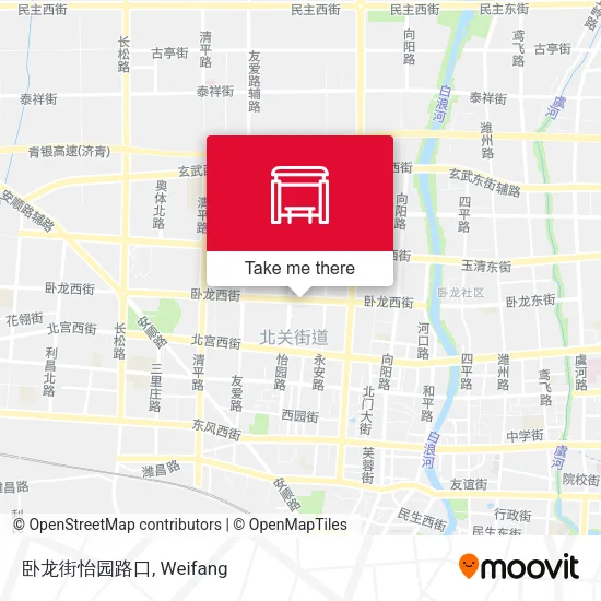 卧龙街怡园路口 map