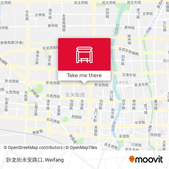 卧龙街永安路口 map