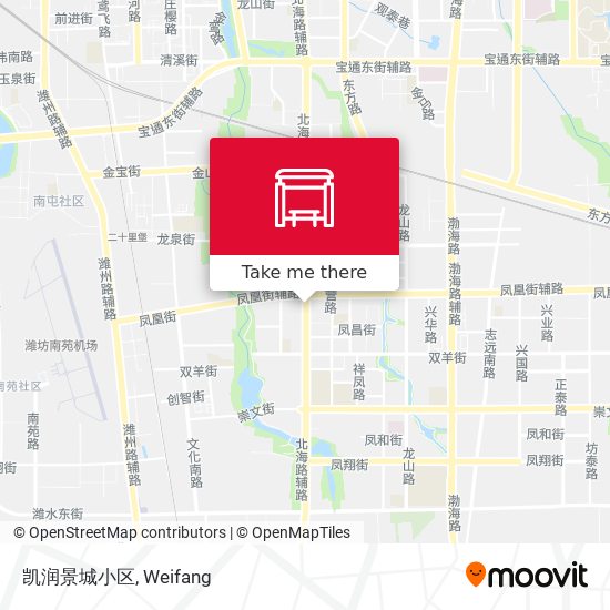 凯润景城小区 map