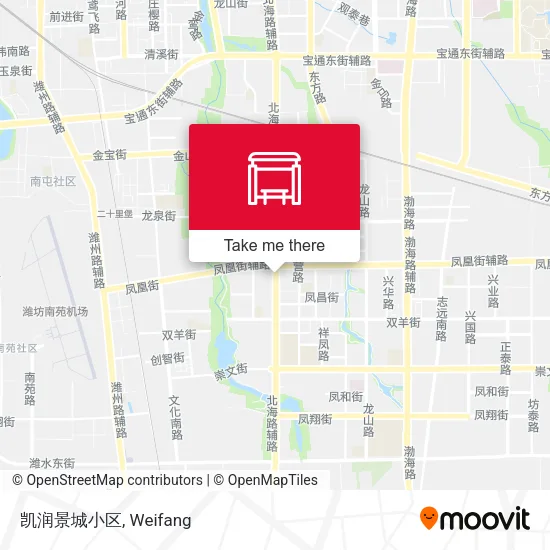 凯润景城小区 map