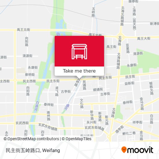 民主街五岭路口 map