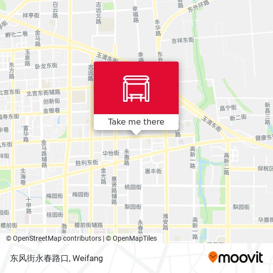 东风街永春路口 map