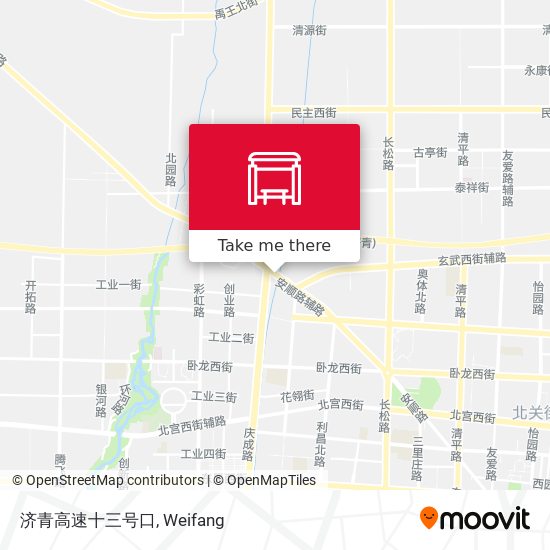 济青高速十三号口 map