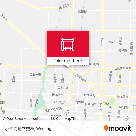 济青高速立交桥 map