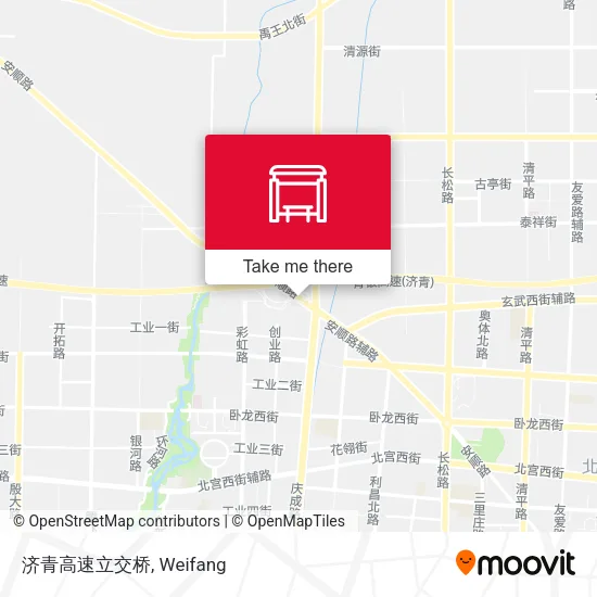 济青高速立交桥 map