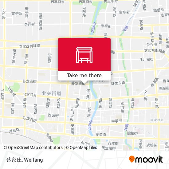 蔡家庄 map