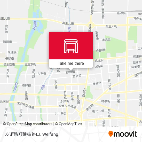 友谊路顺通街路口 map