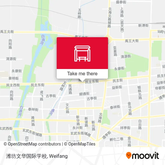 潍坊文华国际学校 map
