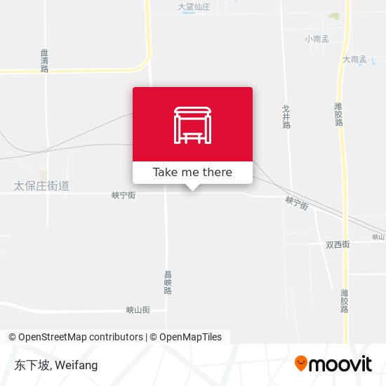 东下坡 map