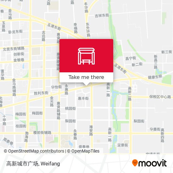 高新城市广场 map