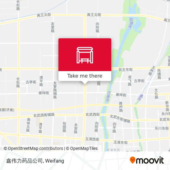 鑫伟力药品公司 map