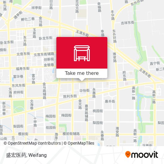 盛宏医药 map