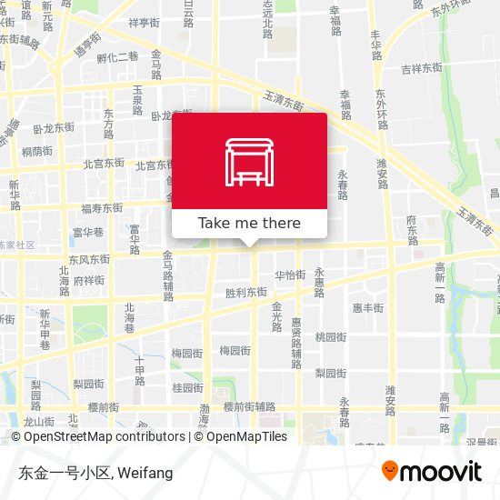 东金一号小区 map