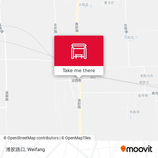 潍胶路口 map