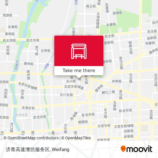 济青高速潍坊服务区 map