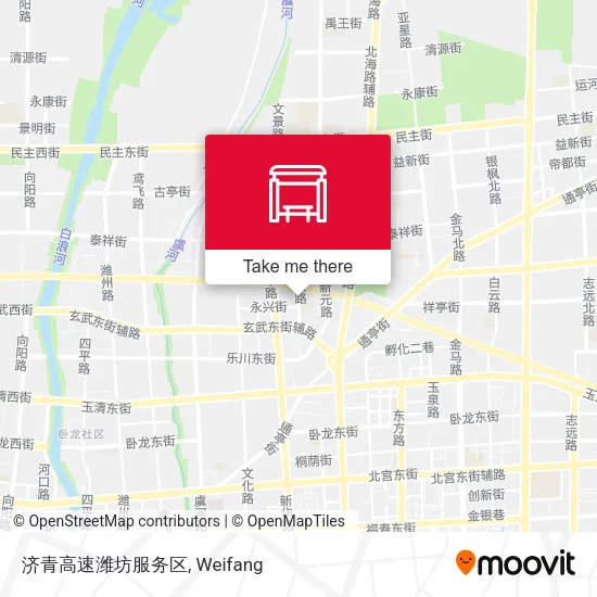 济青高速潍坊服务区 map