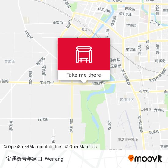 宝通街青年路口 map