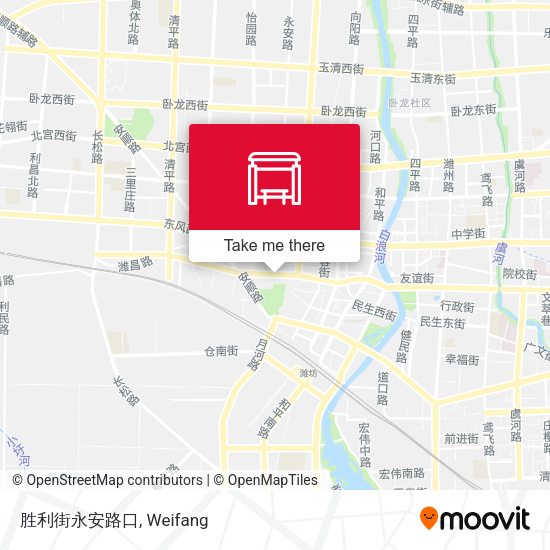胜利街永安路口 map