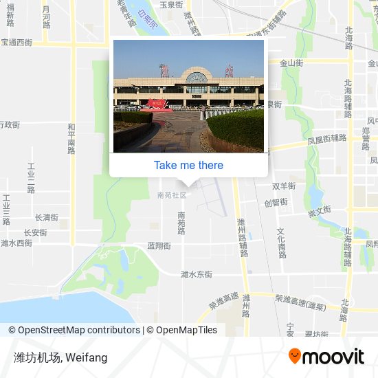 潍坊机场 map